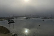 Nebel im Hafen von Camaret
