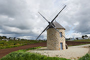 Die Windmühle von Luzéoc ist heute wieder funktionsfähig.